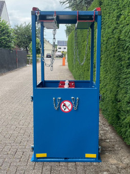 Gasflesbak 4 flessen huren | Percon | Gekeurde gasflesbakken voor veilig hijswerk