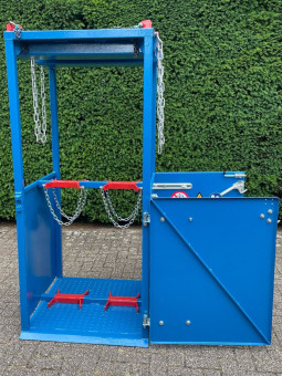 Gasflesbak 4 flessen huren | Percon | Gekeurde gasflesbakken voor veilig hijswerk