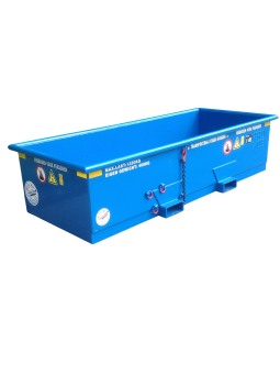 Transportbak 2.8 meter voor heftruck huren | Percon | Gekeurde transportbakken voor veilig transport
