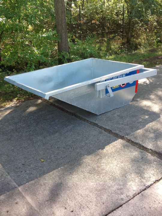 Kipbak - 1000 L huren | Percon | Gekeurde kipbakken voor veilig hijswerk