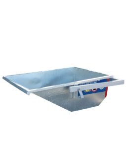 Kipbak - 1000 L huren | Percon | Gekeurde kipbakken voor veilig hijswerk