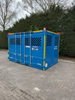 Gesloten Hijsbak 3.5 meter - met deur huren | Percon | Gekeurde hijsbakken voor veilig hijswerk