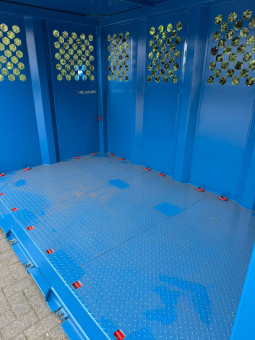 Gesloten Hijsbak 3.5 meter - met deur huren | Percon | Gekeurde hijsbakken voor veilig hijswerk