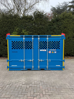 Gesloten Hijsbak 3.5 meter - met deur huren | Percon | Gekeurde hijsbakken voor veilig hijswerk